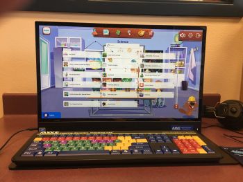 "Awe Station desktop in Children's Area"
